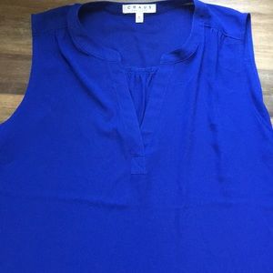 SALE 🎈 Royal Blue Sleeveless Blouse